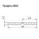 МДФ профіль декоративний AGT 2002