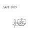 МДФ профіль-накладка AGT 1019