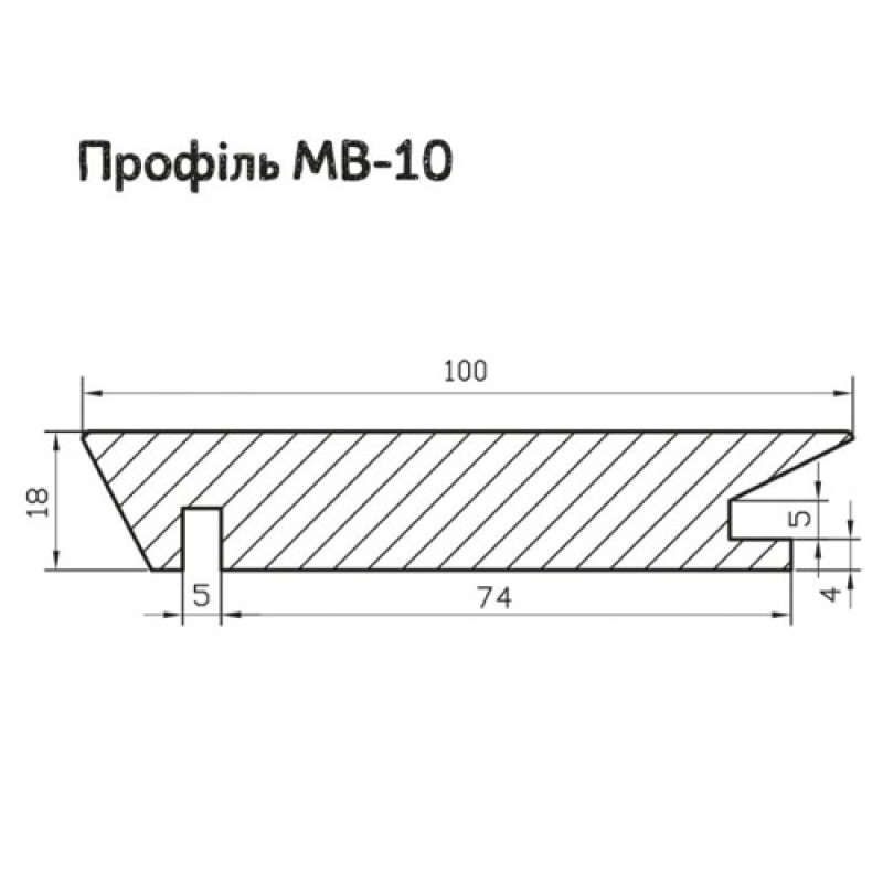 МДФ профіль AGT MB-10