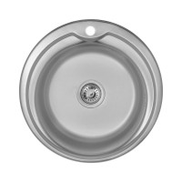 Кухонна мийка Imperial 510-D 0.6 мм Polish