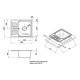 Мийка кухонна Imperial 5848 0.8 мм Micro Decor