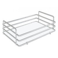 Кошик для висувної колони 858A/50 в модуль 300, 450 Inoxa Ellite 1204E хром/білий