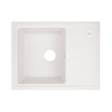 Гранітна мийка Lidz 620x435/200 WHI-01