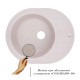 Кухонна мийка гранітна Lidz 620x500/200 COL-06