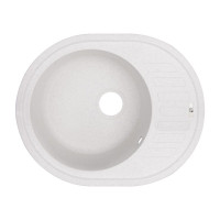Гранітна мийка Lidz 620x500/200 WHI-01