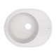 Кухонна мийка гранітна Lidz 620x500/200 WHI-01