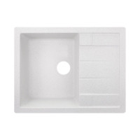 Гранітна мийка Lidz 650x500/200 WHI-01