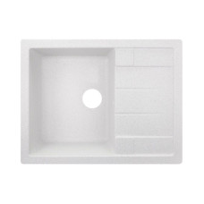 Гранітна мийка Lidz 650x500/200 WHI-01