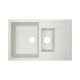 Кухонна мийка гранітна подвійна Lidz 780x495/200 WHI-01