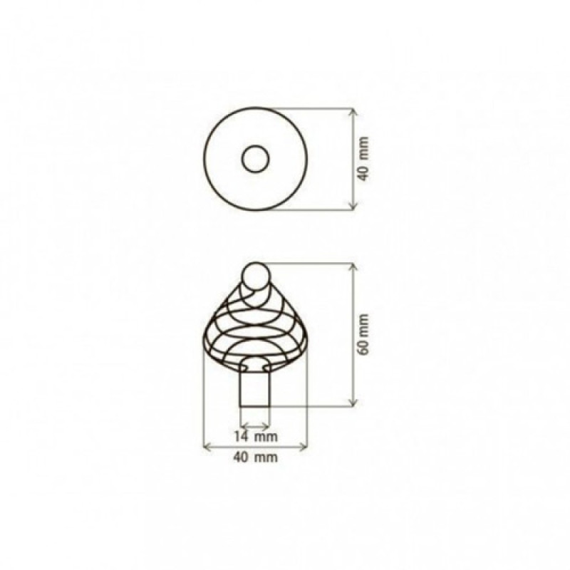 Ручка мебельная DG 11 AB
