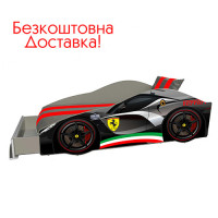 Ліжко дитяче Еліт Е (матрас+мякий спойлер+подушка+ящик)