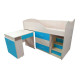 Дитяче ліжко кімната Bed Room №5+стіл 1840х860 (сп.м. 1800х800)