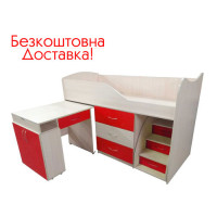 Ліжко кімната Bed Room №5+стіл 1840х860 (сп.м. 1800х800)