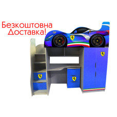 Кровать комната Bed Room №1 серия "Драйв"+комод 3 (сп.м 1700*800)