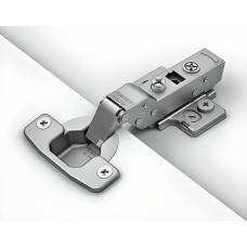 Петля напівнакладна з доводчиком Samet Master Soft Close 9MM 45AX NI