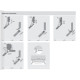 Петля Samet 45° Soft Close 48AX NI