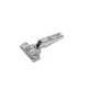 Накладна петля Samet PUSH OPEN STAR 0MM 45AX NI без пружини