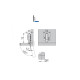 Петля GTV SilentoPro 3D Black накладна гідравлічна + оп. планка Н=0 clip-on