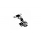 Петля GTV SilentoPro 3D Black внутрішня гідравлічна + оп. планка Н=0 clip-on