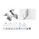Петля GTV Solid Plus 45° кутова з 3D регулюванням