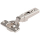 CLIP стандартна петля 100°, накладна, чашка петлі: на шурупи, Нікеліров.