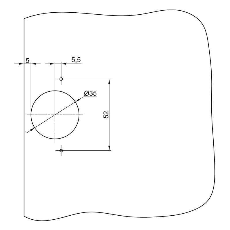 Завіса Sensys 8645i, внутрішня, з дотягом, 9071207, Hettich