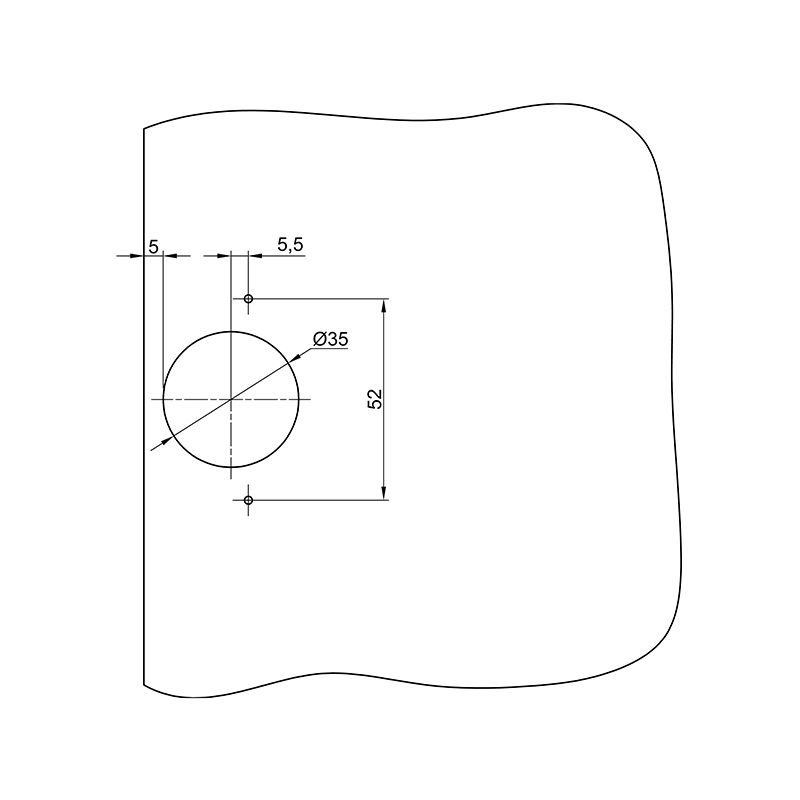 Завіса Sensys 8645і 110°, напівнакладна, з дотягом, 9071206, Hettich