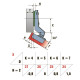 Завіса Кутова 30° з лапкою H=2 LinkenSystem