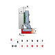 Завіса LinkenSystem E.Motion PLUS A Soft Close з дотягом 1/2 3D