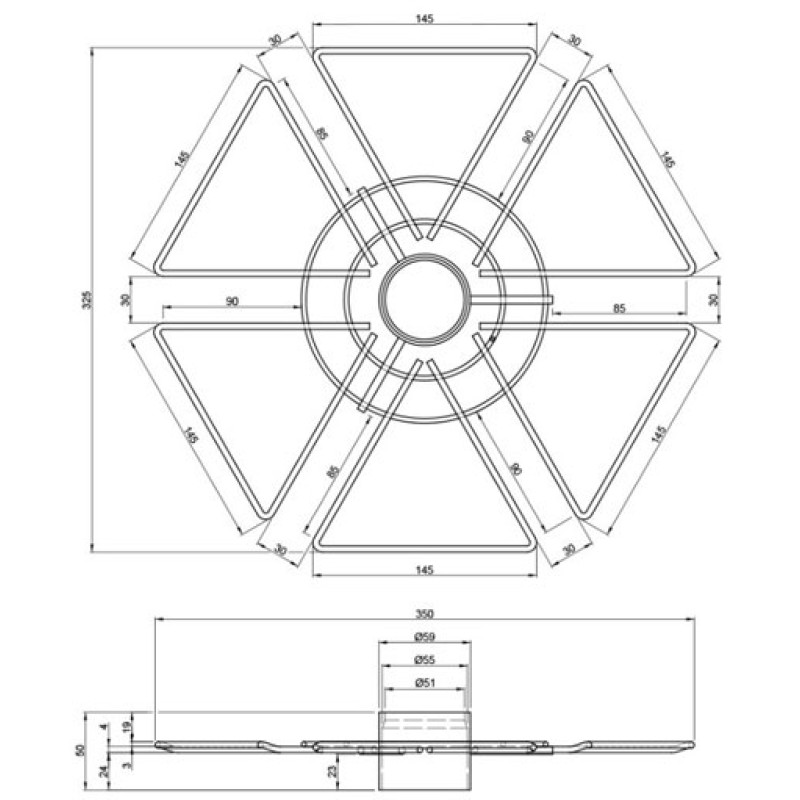 Бокалодержатель "I" Д-50