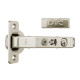 Петля кутова 45 DTC з доводчиком + декоративна накладка C85E6A6F+S10HH SNAP-ON