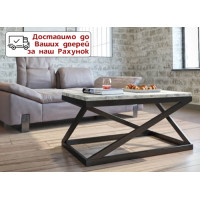 Стол журнальный Лонг Бент Золото/Металлик