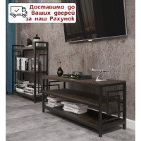 Тумба ТВ Квадро Черный бархат