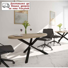 Стол обеденный Айрон 750х1200х750 мм Белый бархат