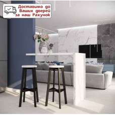 Барный cтул Флай + экокожа Белый бархат