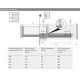 Hettich Quadro 25.Silent System направляющая частичного выдвижения (правая)
