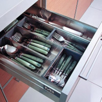 Modern box PB-D-P20450C push to open високий сірий