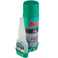 Клей Akfix 705 2-х компонентный 100гр+400мл для МДФ, дерева