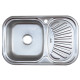 Кухонна мийка Imperial 7549 0.8 мм Decor