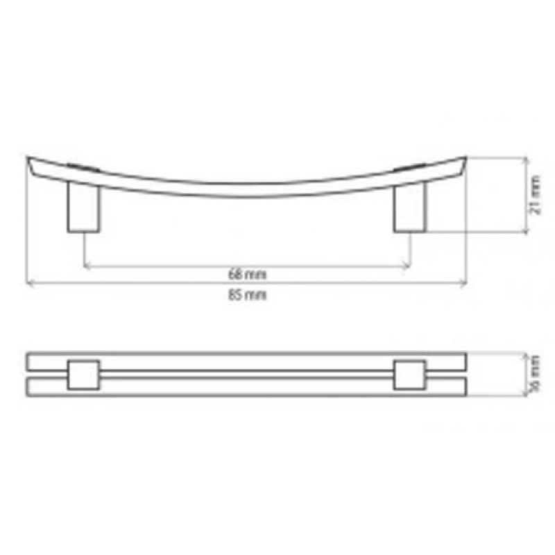 Ручка мебельная CD6710-0064-G2