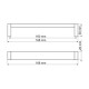 Ручка мебельная UA67-0160-R0030-G0004-ZN