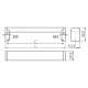 Ручка мебельная UZ 682-128 (сталь) inox